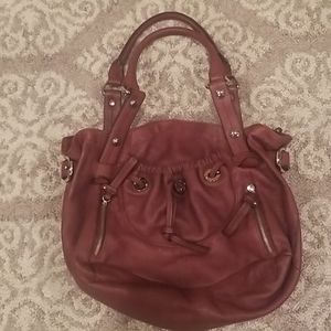 B. Makowsky leather handbag